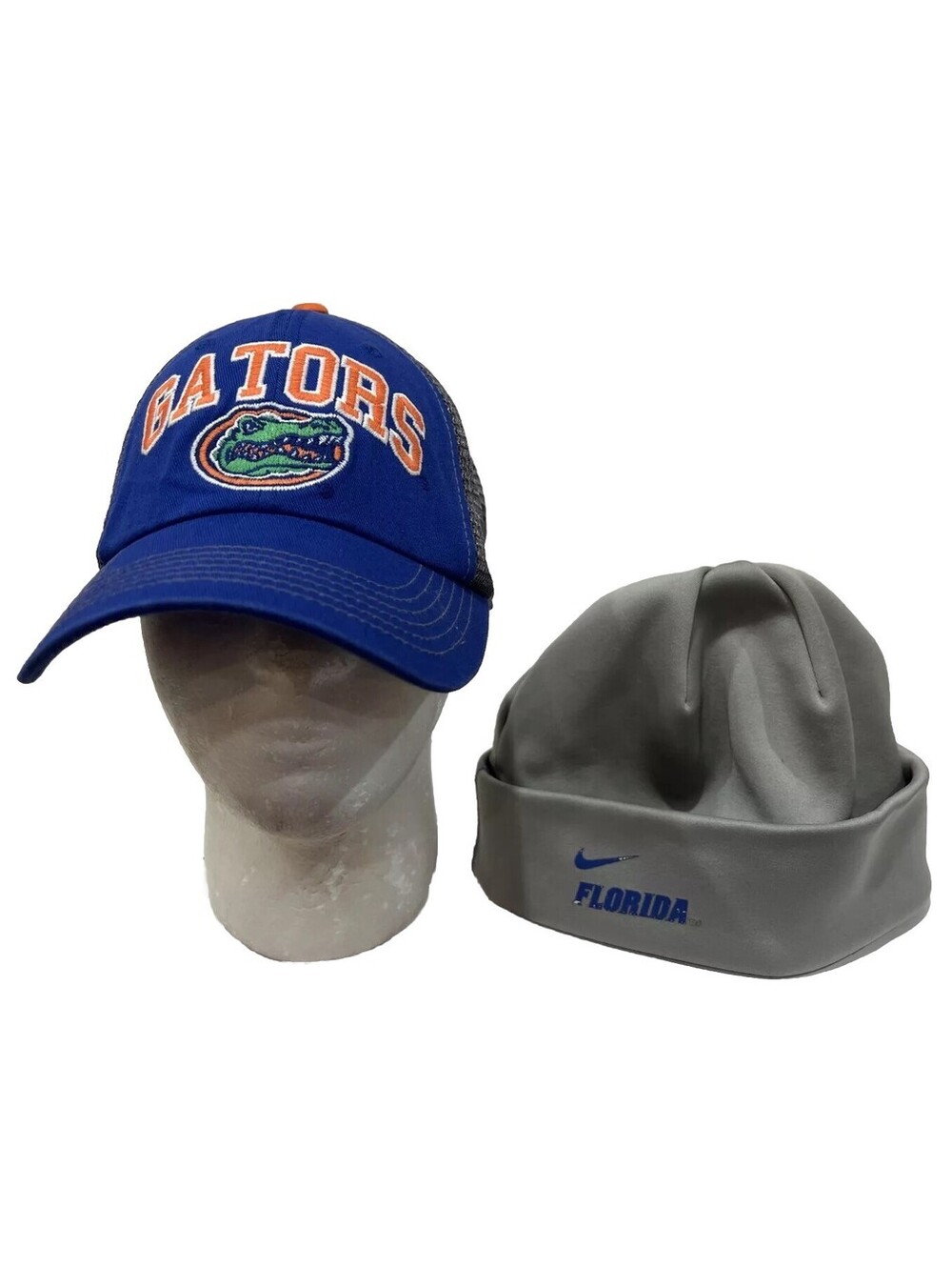 Florida Gators UF College Snapback Baseball Cap & Nike Swoosh Florida Beanie